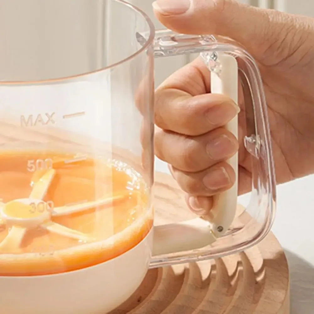 Kitchen Mixing Cup  Manual Stirring Beater With Spring Handle - Product detail 12
