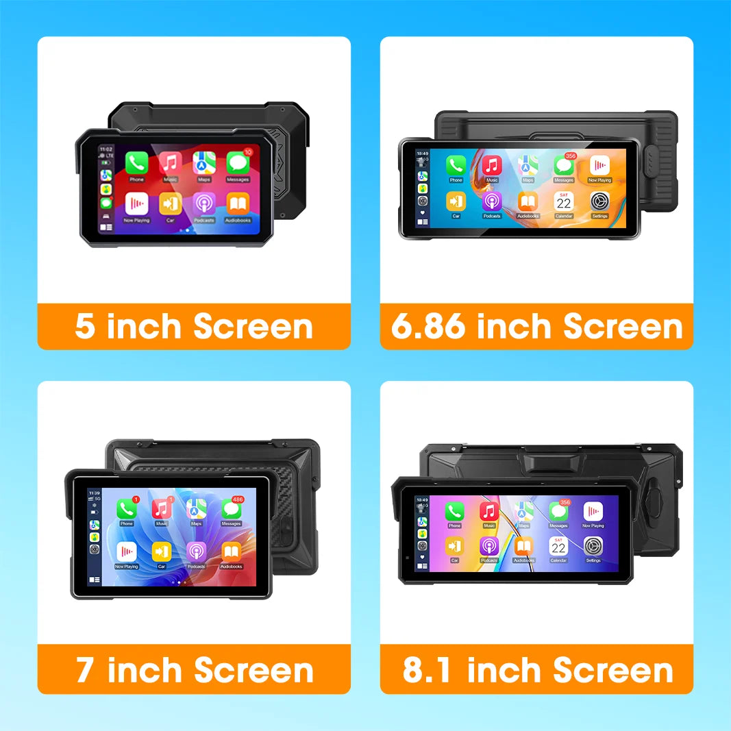 Smart Motorcycle Display  IPX7 Waterproof CarPlay Android Auto - Product detail 12