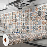 Geometric Mural Wallpaper | Vintage Mediterranean Tiles Pattern