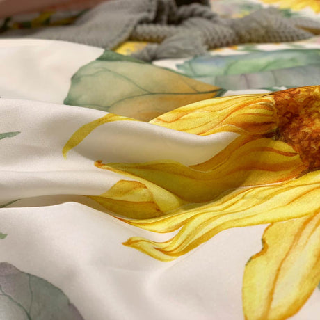 Egyptian Cotton Duvet Set  Watercolor Sunflower Pattern - Product detail 7