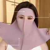 UV Protection Face Mask  Full Coverage UPF50 Cooling Design - Detailed view
