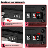 Portable Security Safe Box  Waterproof Travel Valuables Storage - Product detail 8