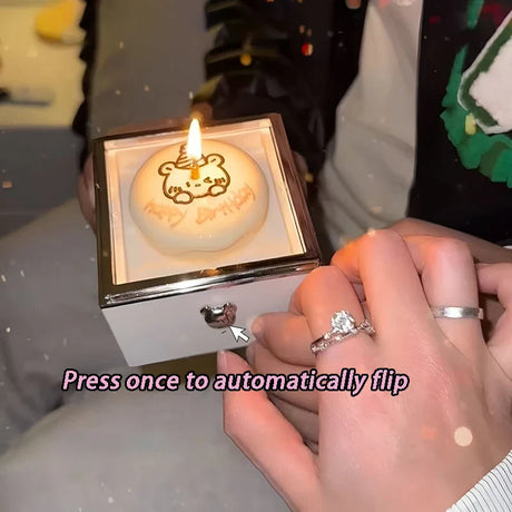 Rotating Ring Box  Interactive Jewelry Display Case - Product detail 7