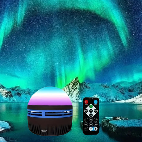 Aurora Night Light Projector  Remote Control LED Galaxy Effects - Product showcase