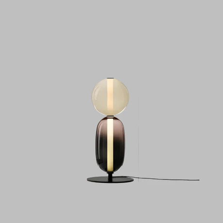 Modern Floor Lamp  Stacked Glass Spheres Design - Product detail 6