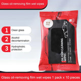 Car Glass Cleaning Wipes  Oil Film  Grime Removal - Product detail 11