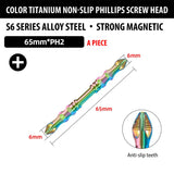 Professional Phillips Screwdriver Bit Set  Rainbow Titanium Steel Impact Bits - Product detail 15
