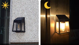 Solar Outdoor Wall Light  Modern Black Metal Frame - Product detail 7