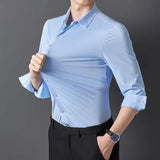 Professional Stretch Dress Shirt  Moisture-Wicking Comfort Fit - Product detail 4
