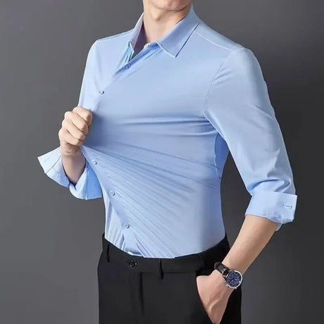 Professional Stretch Dress Shirt  Moisture-Wicking Comfort Fit - Product detail 4