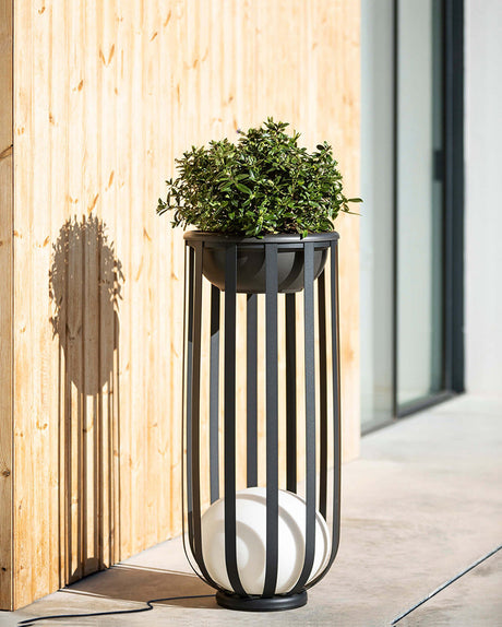 Modern Solar Garden Light  Cage Design With Dual Power - Product detail 21