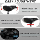 Ergonomic Bike Saddle  Wide Comfort Design With Shock Absorption - Product detail 5