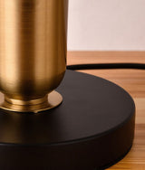 Modern Table Lamp  Black Shade Gold Trim Design - Product detail 7
