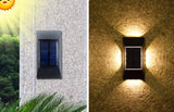 Solar Wall Light  Up-Down LED Outdoor Stair Illumination - Detailed view
