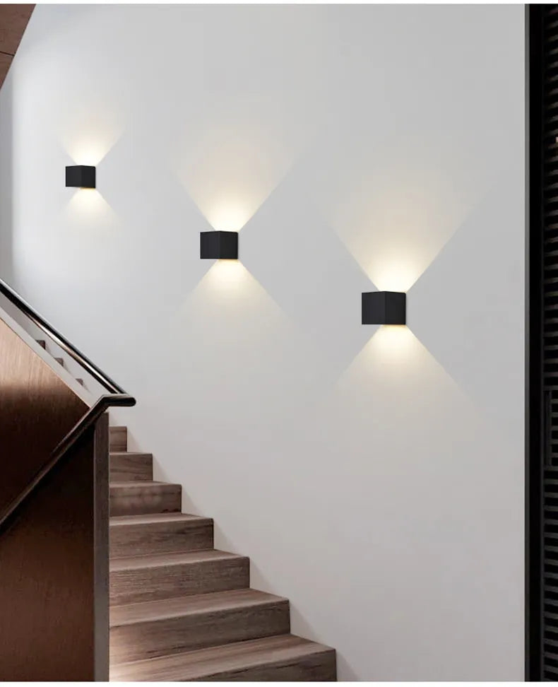Modern Wall Light  Motion Sensor LED Cube Design - Product example