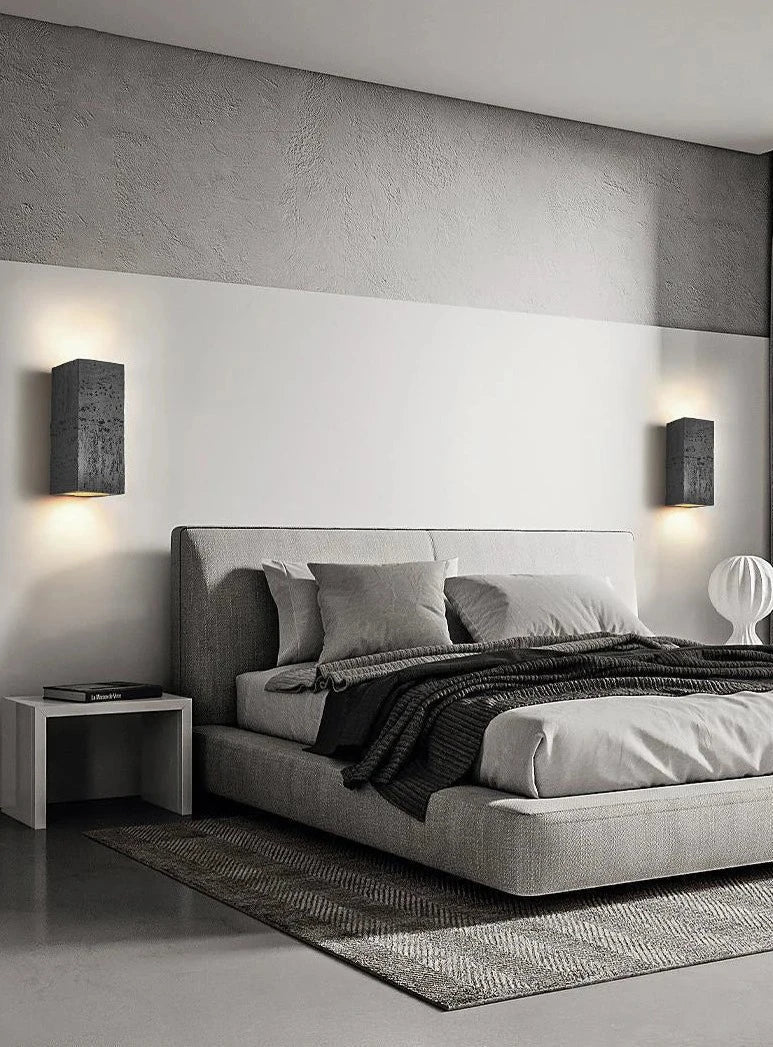 Modern Cement Wall Lamp  Minimalist Textured Design - Product example