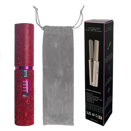 Rechargeable Hair Straightener  Cordless Dual Function Styling Tool - Product example