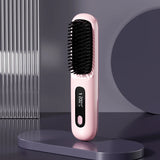 Digital Hair Straightening Brush  LCD Display with 3 Heat Settings - Product detail 4