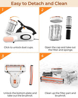 UV Dust Mite Vacuum Cleaner  13KPa Ultrasonic Deep Cleaning - Product detail 5
