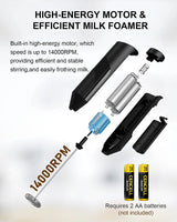 Electric Milk Frother  Professional Handheld Coffee Whisk - Product detail 12
