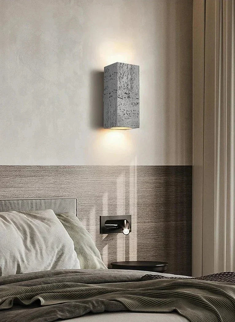 Modern Cement Wall Lamp  Minimalist Textured Design - Product detail 4