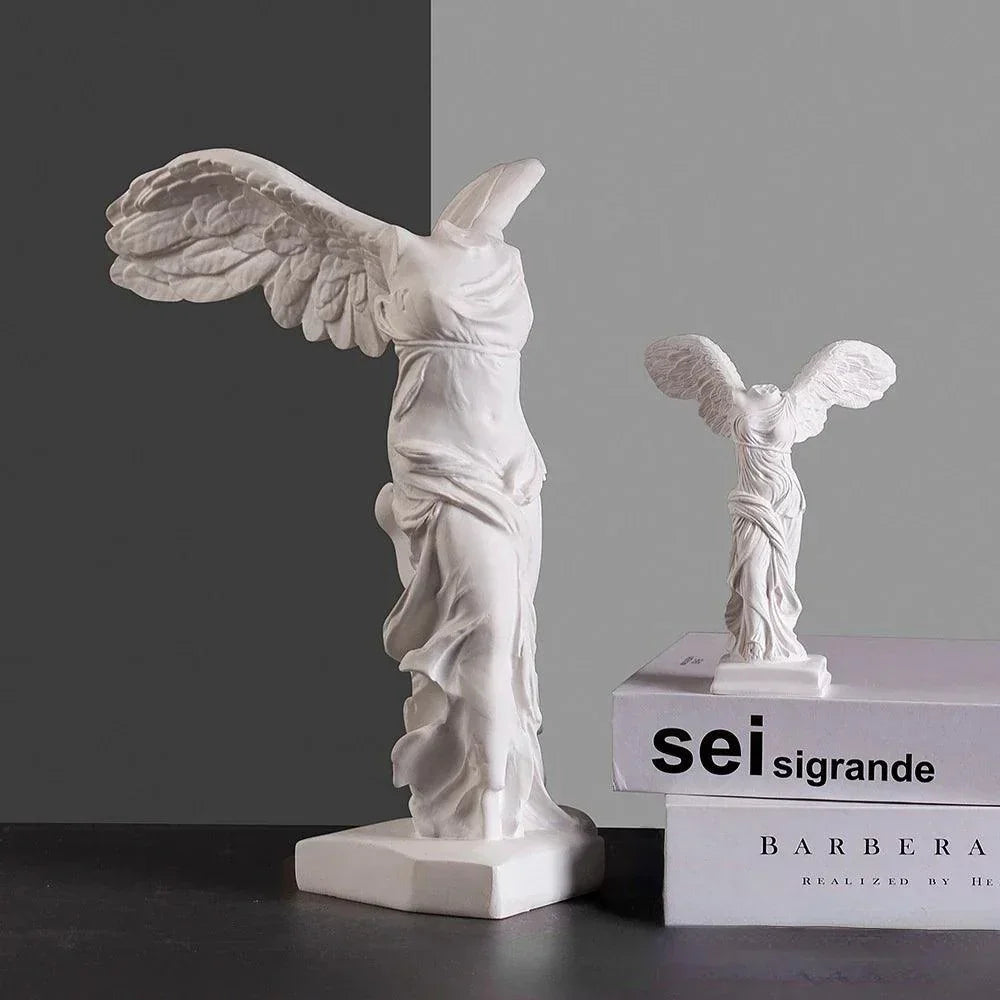 Greek Victory Statue  Classical White Resin Sculpture - Product detail 5