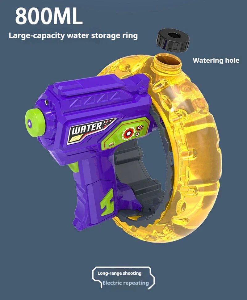 Kids Water Blaster Gun  LED Light-Up Wrist Ring Design - Product detail 9