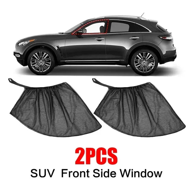 Magnetic Car Window Shade  UV Protection Mesh Curtains - Product detail 8