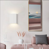 Modern LED Wall Light  Fluted Green Aluminum Sconce - Product detail 5