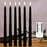 LED Taper Candles  Remote Control Black Set With Timer - Product detail 9