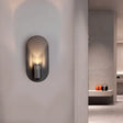 Modern LED Wall Light  Oval Capsule Design - Detailed view