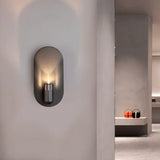 Modern LED Wall Light  Oval Capsule Design - Detailed view