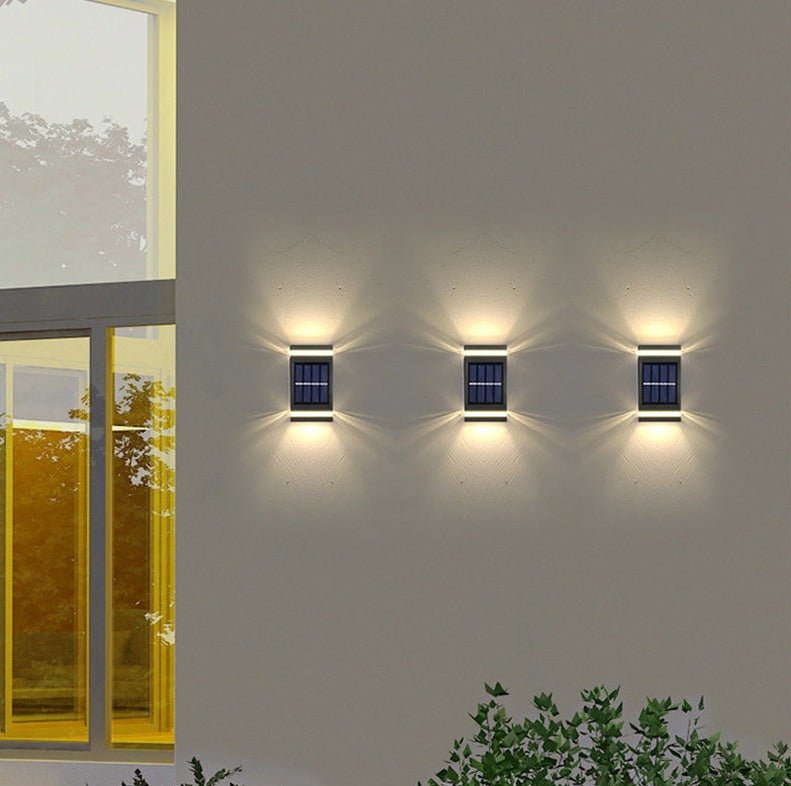 Solar Garden Wall Light  Up Down LED Outdoor Sconce - Product detail 6