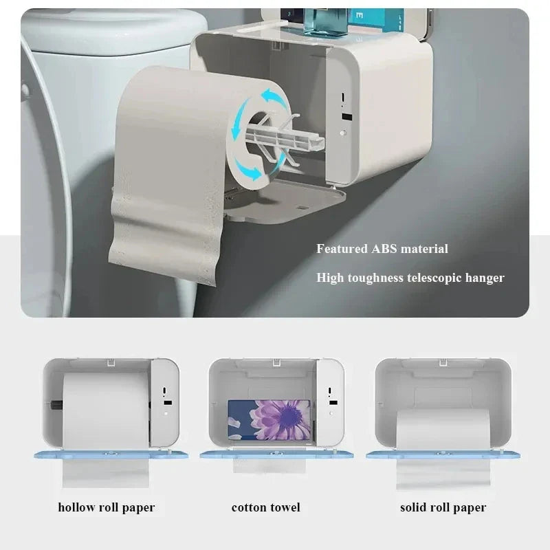Smart Touchless Tissue Dispenser  Wall-Mount Automatic Paper Holder - Product example
