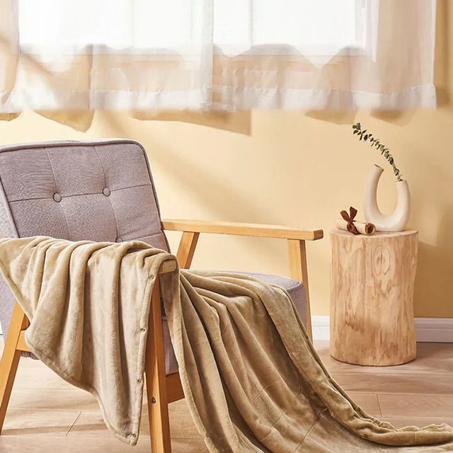 USB Electric Blanket  3 Heat Settings Soft Plush Throw - Product showcase