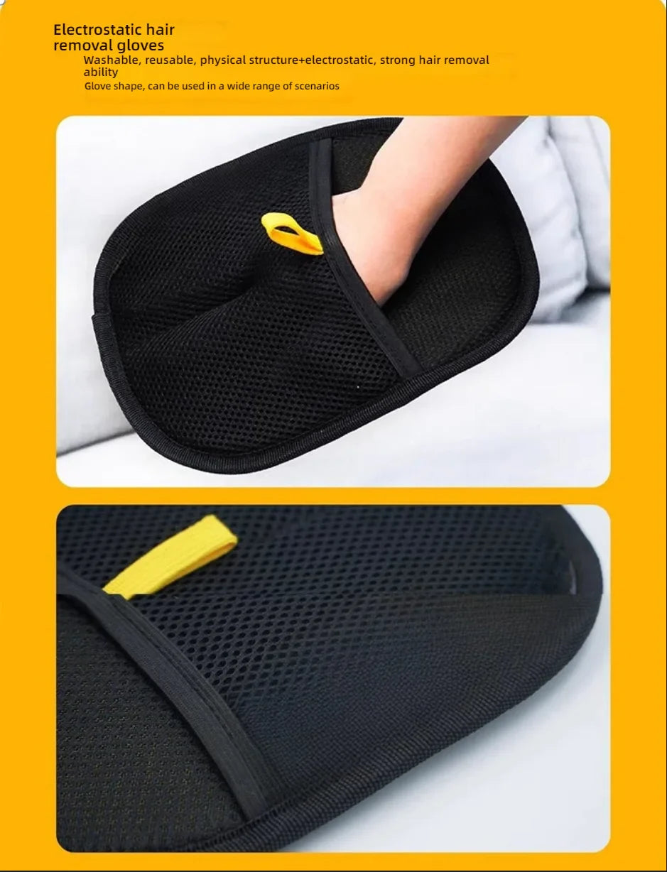 Pet Hair Removal Glove  Silicone Grooming Tool For Furniture  Fabrics - Product detail 9