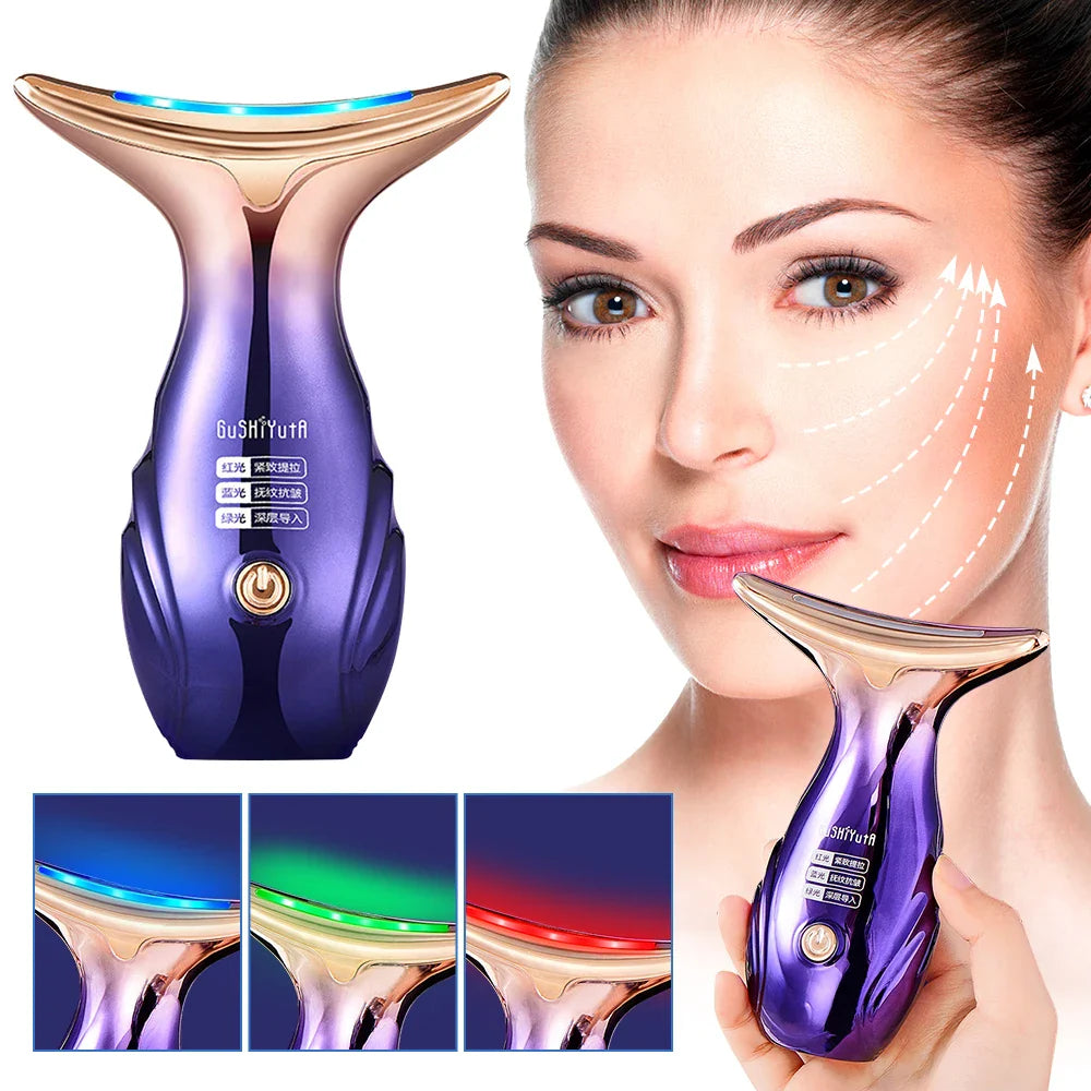 Anti-Aging Face Massager  LED Light Therapy With Microcurrent Technology - Product showcase