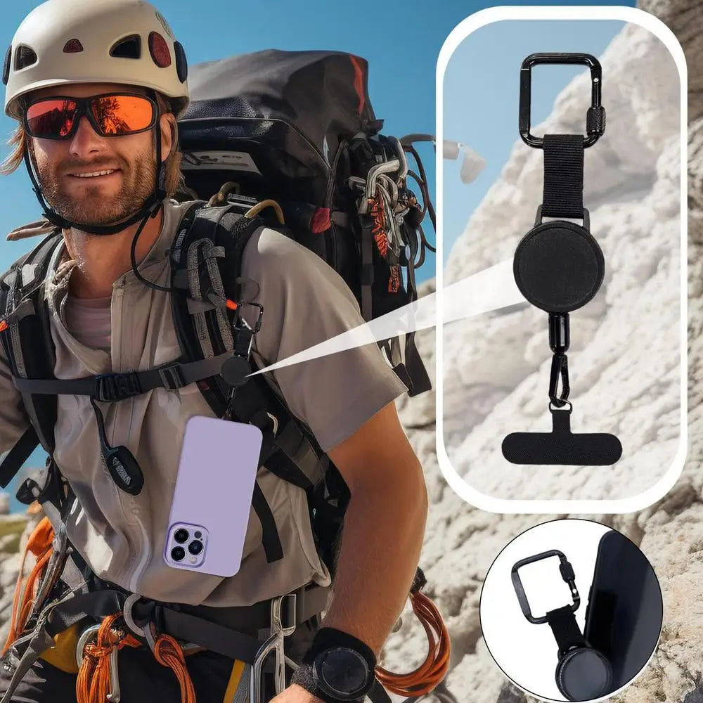 Retractable Phone Security Holder  Anti-Theft Belt Clip Design - Product detail 4