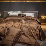 Egyptian Cotton Duvet Set  Premium Embroidered Bedding Collection - Product example