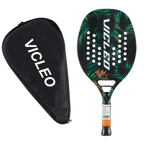 Beach Tennis Paddle  Floral Design Carbon Fiber Racquet - Product detail 7