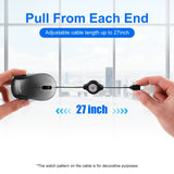 USB Type C Retractable Mouse  Compact Travel Design - Product detail 5