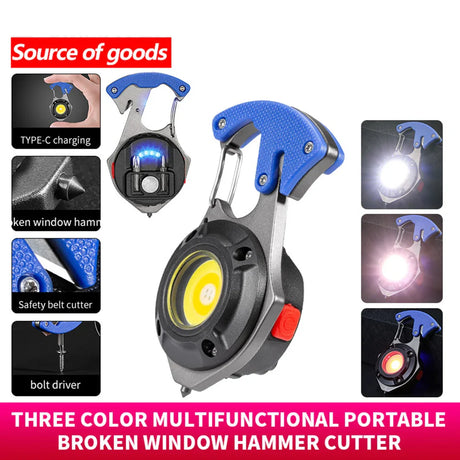 Emergency LED Multi-Tool  3-Color Light With Survival Features - Product detail 10