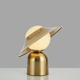 Nordic Table Lamp  Saturn Ring Gold Metal Design - Product detail 8