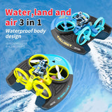 3-in-1 RC Drone Hovercraft  Water Land Air Vehicle - Product showcase