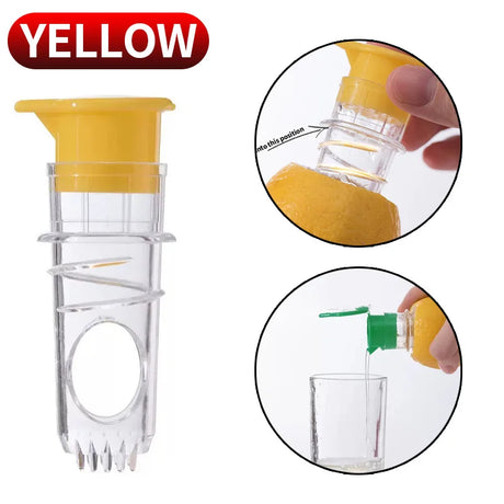 Manual Citrus Juicer  Handheld Lemon Orange Squeezer With Strainer - Product detail 11