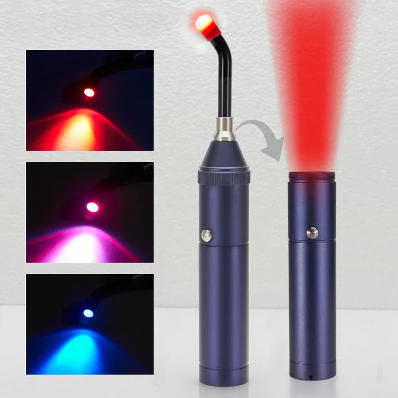 Pain Relief Light Therapy Wand  3-in-1 Red Blue Infrared Technology - Detailed view