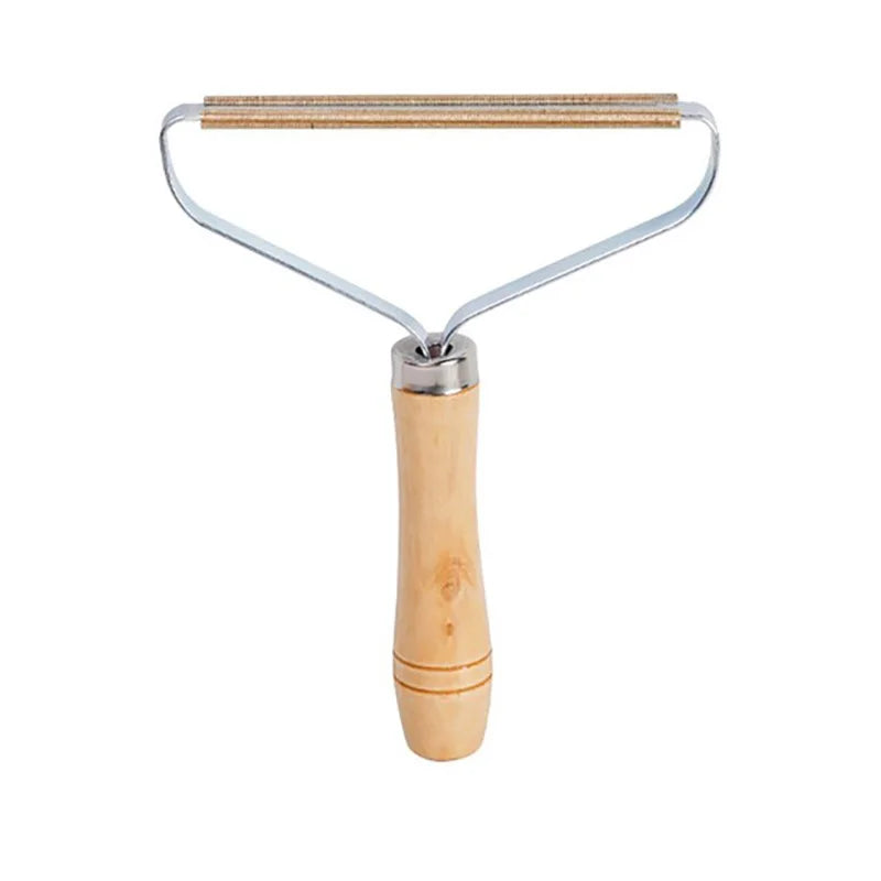 Carpet Lint Remover  Wood Handle Steel Fabric Scraper - Product detail 4