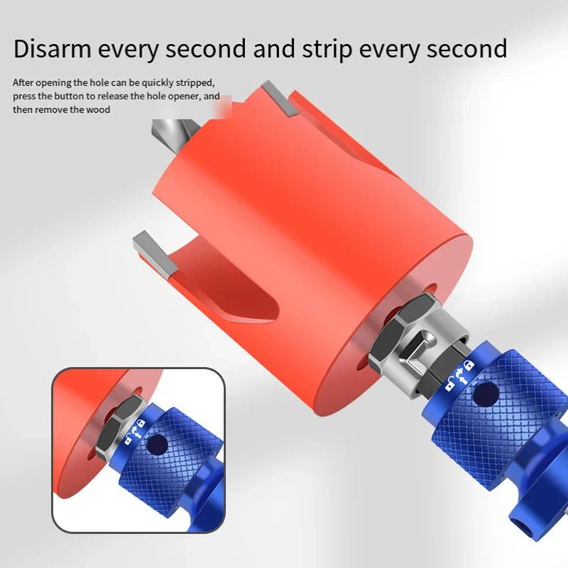 Professional Hole Saw Kit  Quick Release Metal Drill Set - Product detail 12
