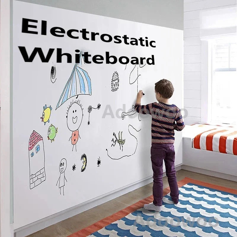 Educational Wall Whiteboard  Self-Adhesive Electrostatic Surface - Product example