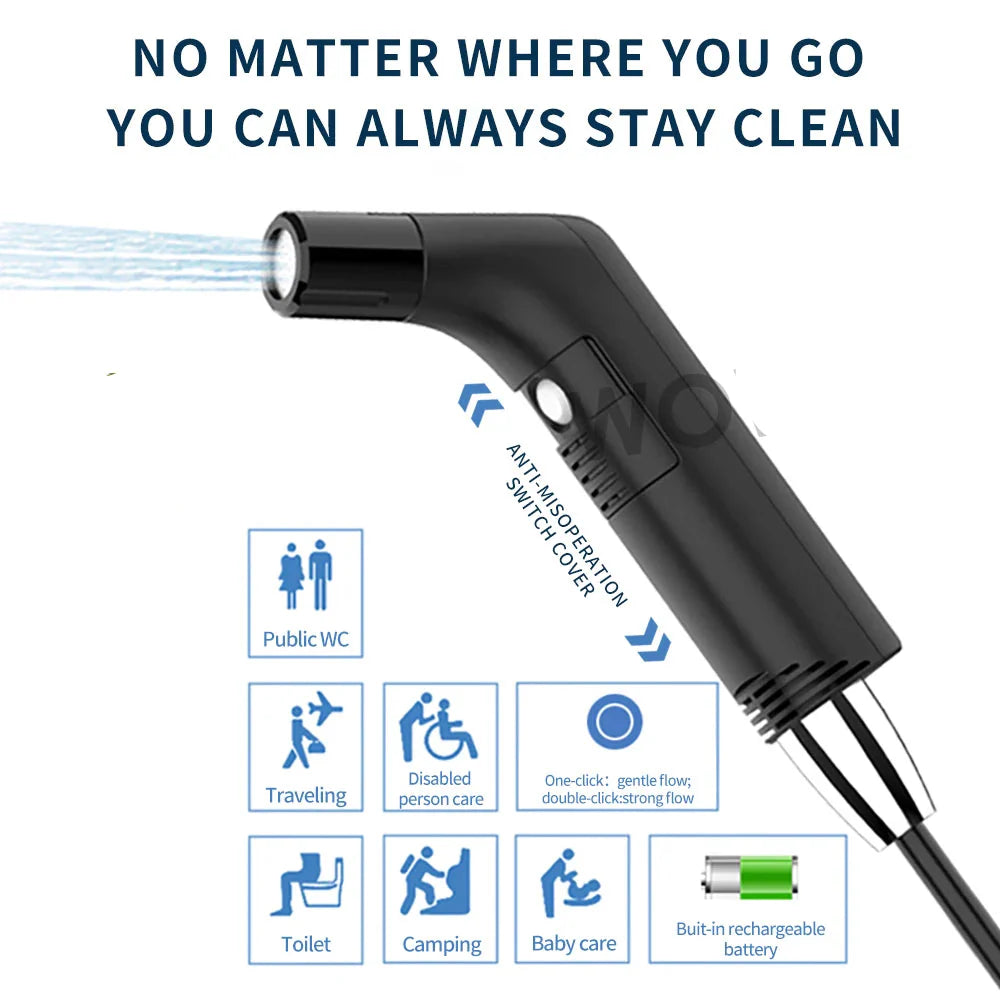 Portable Bidet Sprayer  23L Rechargeable Travel Cleaner - Product detail 4
